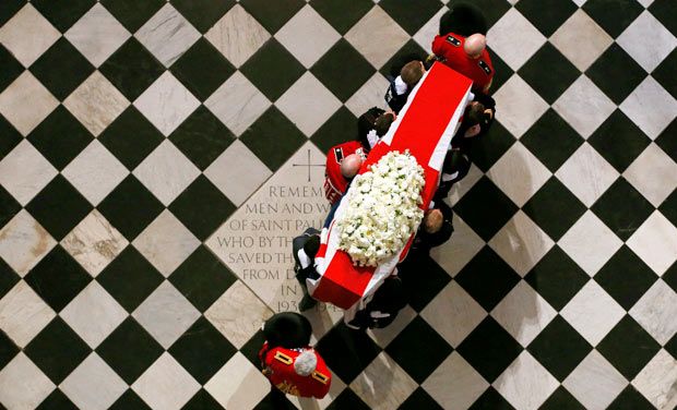 Britain's Iron Lady Margaret Thatcher laid to rest