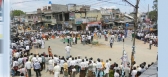 Free tea distribution protesting t