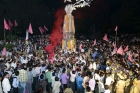 Kcr lands at hyderabad after telangana bill approved