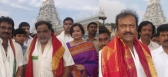 Mohan babu and sumalatha speaks from ttd