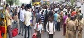 Hyderabad people fire on telangana bandh effects and ap ngo s meeting