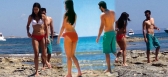 Bollywood rockstar ranbir kapoor bikini clad katrina kaifs beach