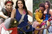 Ranveer singh and parineeti chopra romancing in a shooting break time