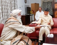 Chandra babu allots 400 acres of land to jaggi vasudev in ap