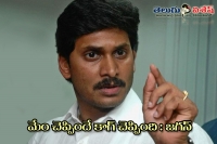 Jagan said that what we told cag also said same