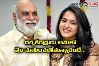 Raghavendra rao impressed with anushka