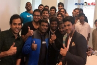 Ram charan meets facebook employees