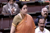 Opposition demand to apology for smriti irani statements