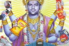 Arrest warrant against dhoni for given add in lord vishnu avatar