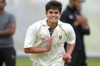 Arjun tendulkar impresses australian media with 27 ball 48 four wickets