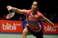 Saina nehwal trumps sun yu to bag second australian open title