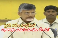 Cm chandrababu revels unknown facts in ys vivekananda reddy demise