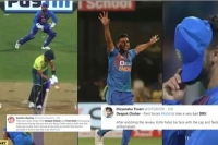 Fans blame deepak chahar for forcing virat kohli to take drs