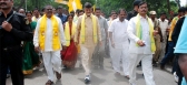 Nris support chandra babu in pada yatra