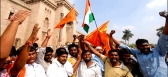 Posters in ou says fight with arms to get telangana state