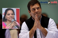 Mp kavita settairs controversial comments rahul gandhi telangana tour