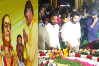 Jr ntr kalyan ram pays tribute to former cm nt ramarao