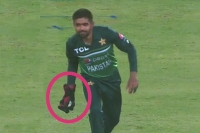 Pak vs wi babar azam s illegal fielding costs pakistan five runs during 2nd odi