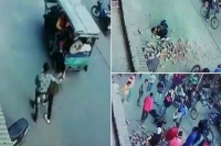 Watch under construction pillar falls on pedestrian in rajasthan s bharatpur