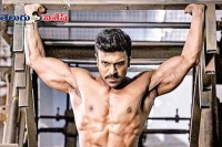 Manchu hero complement to ram charan six pack