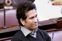 Sachin tendulkar asks first question in parliament