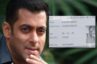 Bollywood star hero salman khan got vote in old city