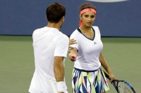 Us open sania wins paes bopanna beaten