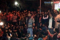 Tension in jnu delhi