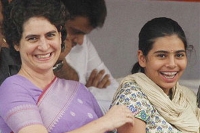 Priyanka gandhi visits haryana village to watch daughter play basketball