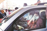 Sasikala discharged sends a signal from jaya s car with aiadmk flag