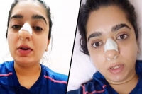 Woman alleges zomato delivery boy broke her nasal bone left her bleeding