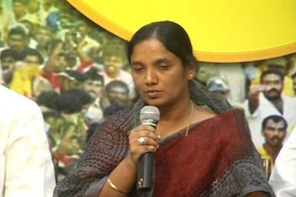 Paritala sunita on her son sriram