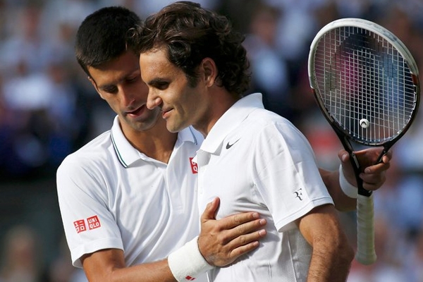 Novak djokovic beat roger federer