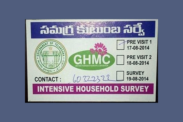 Telangana government plans to reconduct survey in ghmc