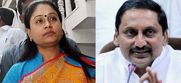 Medak mp vijayashanti meets cm kiran kumar reddy