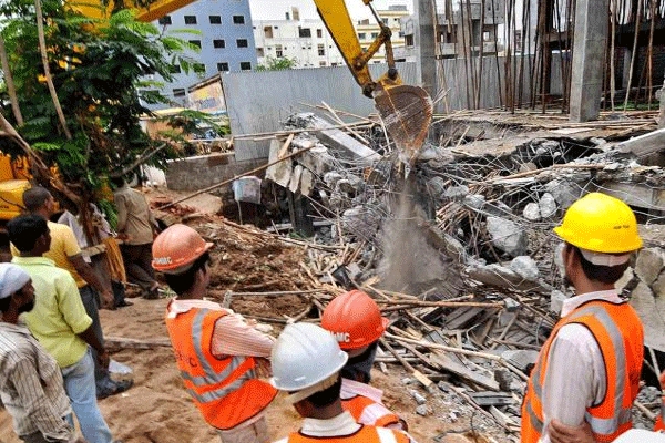 Hyderabad corporators protest demolitions