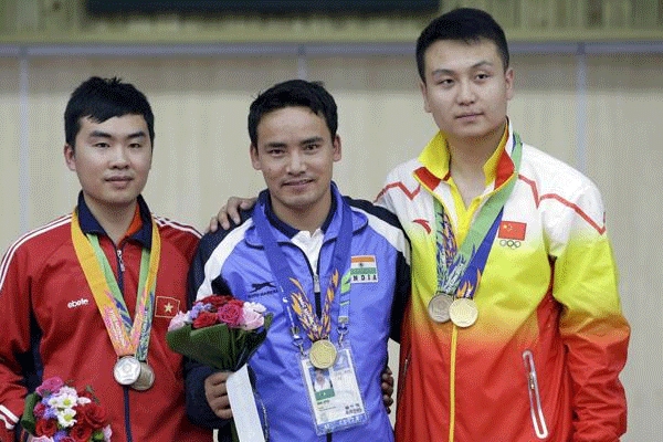 Jitu rai gives india first gold