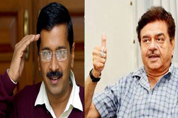 Shatrughan sinha praises rival kejriwal