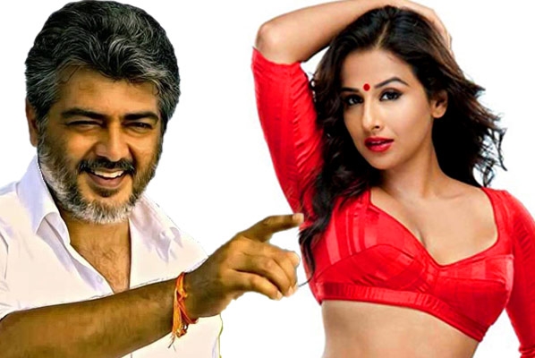 Vidya balan romance with thala ajith