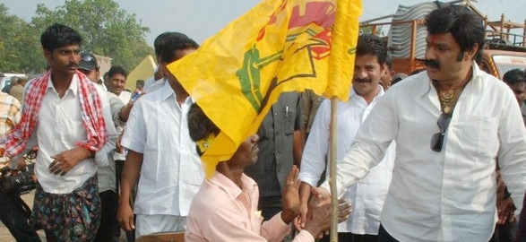 Hero balakrishna state wide bus tour