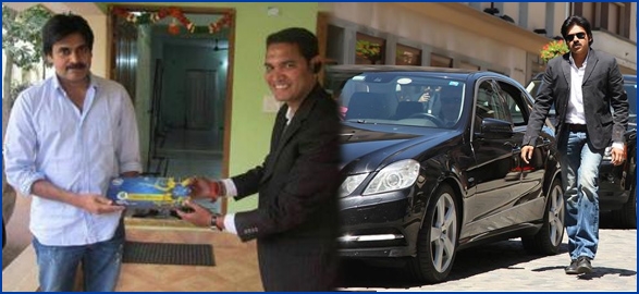 Power star pawan kalyan skoda car gift to director trivikram srinivash