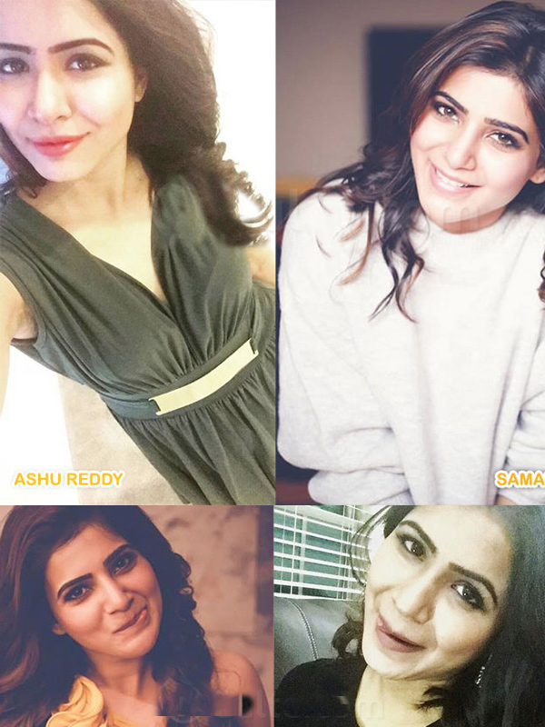 Samantha Dupe Ashu Reddy Instagram